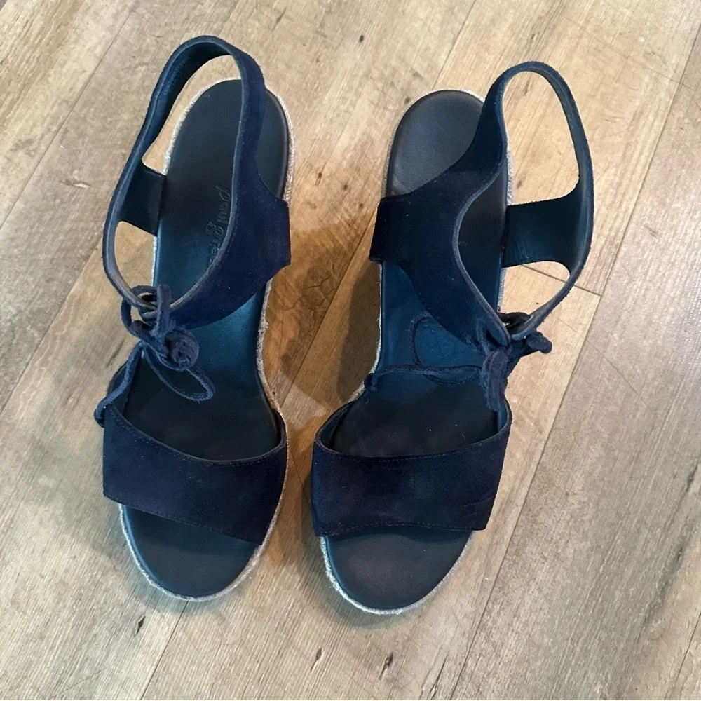 Paul Green Melissa Cork Suede Wedges